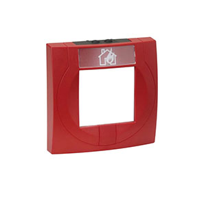 Honeywell Esser MCP Housing Large With Glass Pane, Red, Similar to RAL 3020