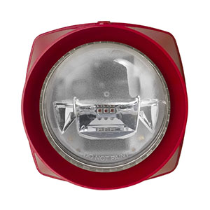 Honeywell Esser 807224RR IQ8Alarm Plus FSo – Adresli Siren + Flaşör (VAD), Kırmızı