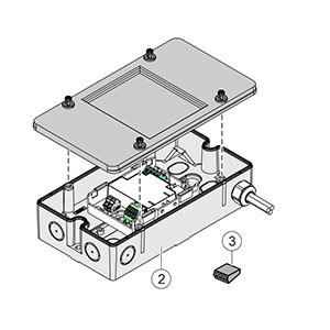Siemens Cerberus Pro FDCH221 Modül Koruma Muhafazası