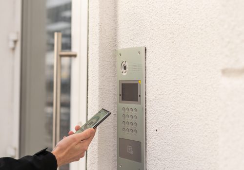 nfc's mobile phone use for open safety door.